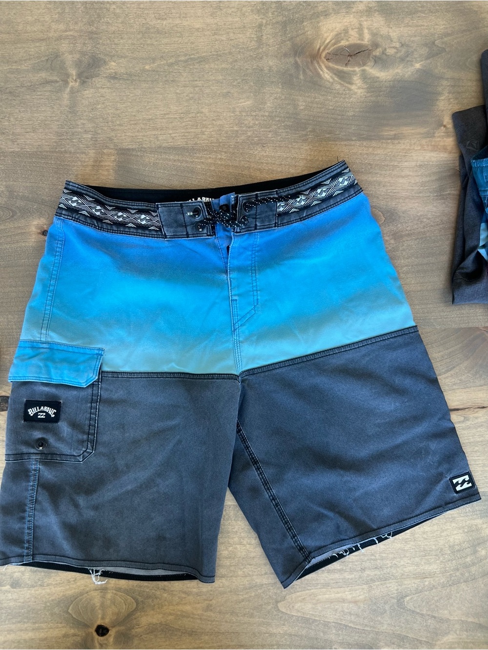 Billabong Blue and Black Men's Boardshorts